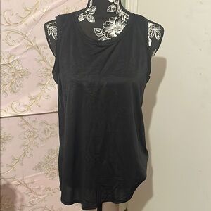 Black Sleeveless Women's Top